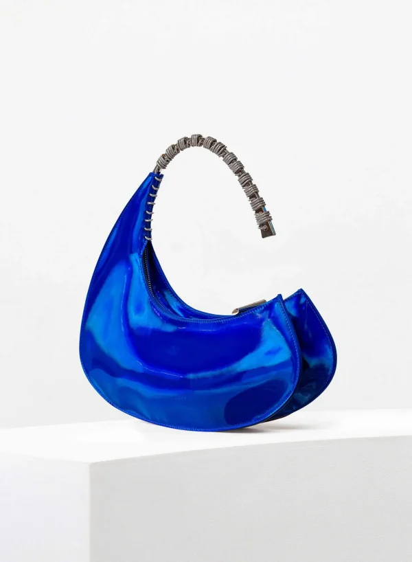 Benedetta Bruzziches Raffaella Famous Blue Raincoat> Leather Bags