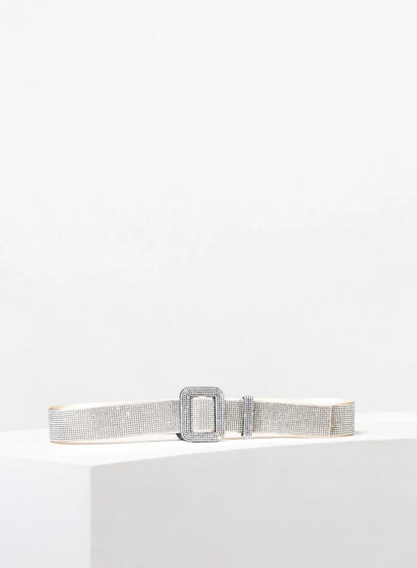 Benedetta Bruzziches Venus Belt Crystal On Silver> Belts