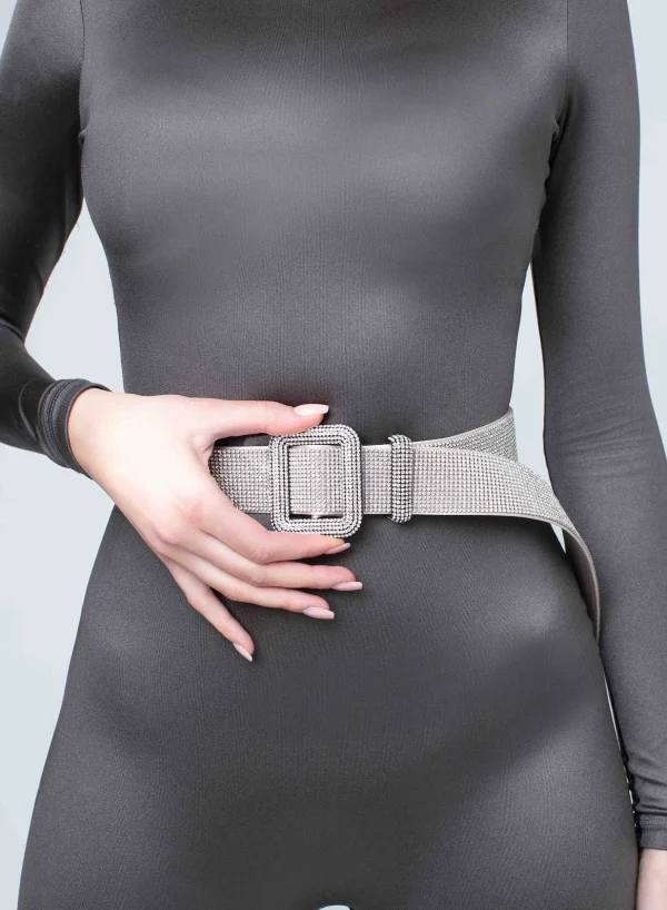 Benedetta Bruzziches Venus Belt Crystal On Silver> Belts