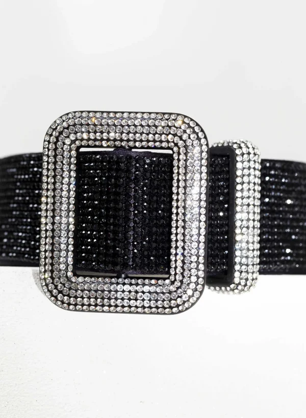 Benedetta Bruzziches Venus Belt Jet Black> Belts