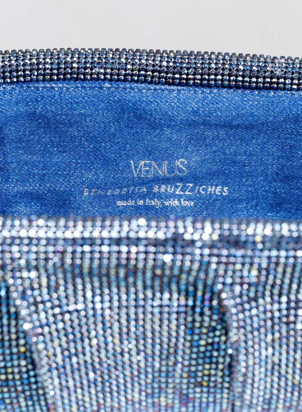 Benedetta Bruzziches Venus La Couchee Boyfriend Denim> Crystal Bag