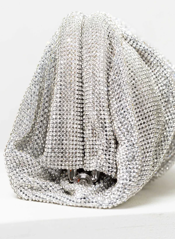 Benedetta Bruzziches Venus La Grande Crystal On Silver> Crystal Bag