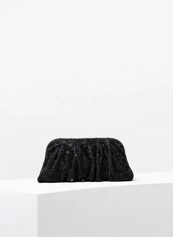 Benedetta Bruzziches Venus La Grande Jet Black> Crystal Bag