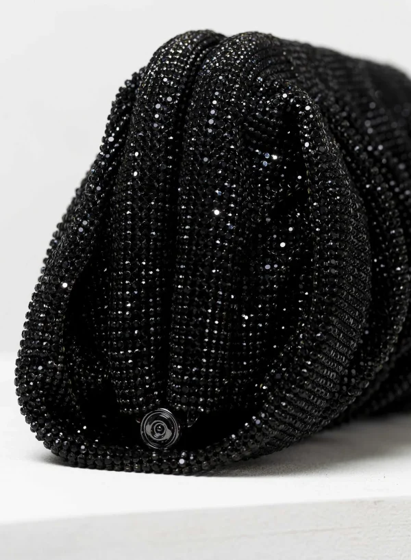 Benedetta Bruzziches Venus La Grande Jet Black> Crystal Bag