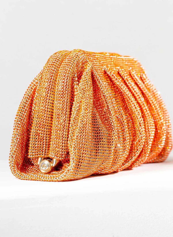 Benedetta Bruzziches Venus La Grande Orange Tulip> Crystal Bag