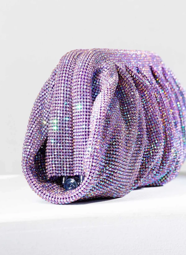 Benedetta Bruzziches Venus La Grande Purple Echoes> Crystal Bag