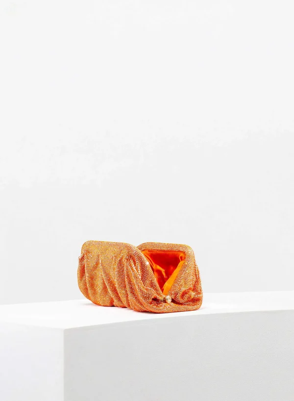 Benedetta Bruzziches Venus La Petite Orange Tulip> Crystal Bag