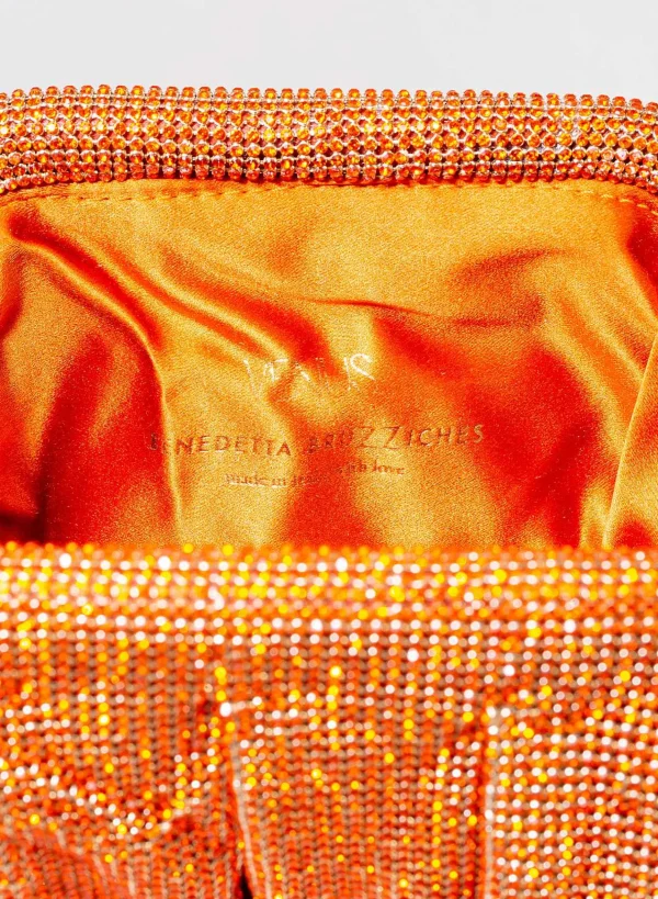 Benedetta Bruzziches Venus La Petite Orange Tulip> Crystal Bag