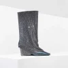 Benedetta Bruzziches Virginia Aluminium Black> Boots