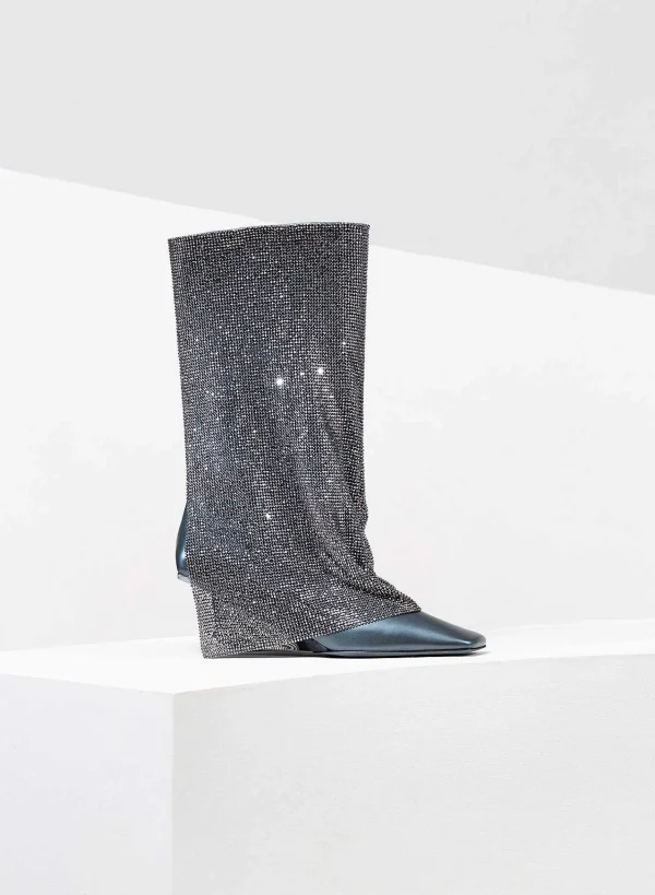 Benedetta Bruzziches Virginia Aluminium Black> Boots