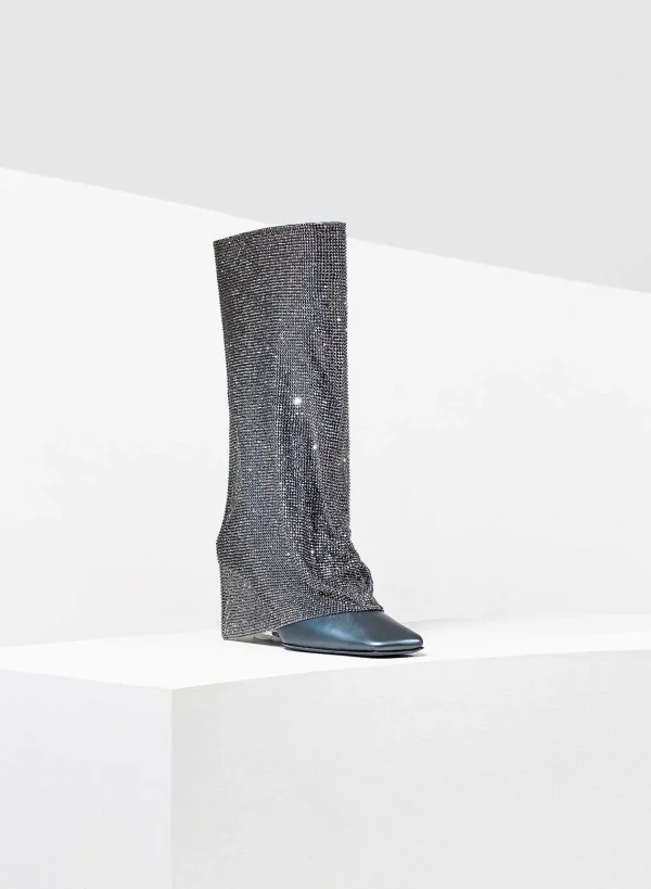 Benedetta Bruzziches Virginia Aluminium Black> Boots