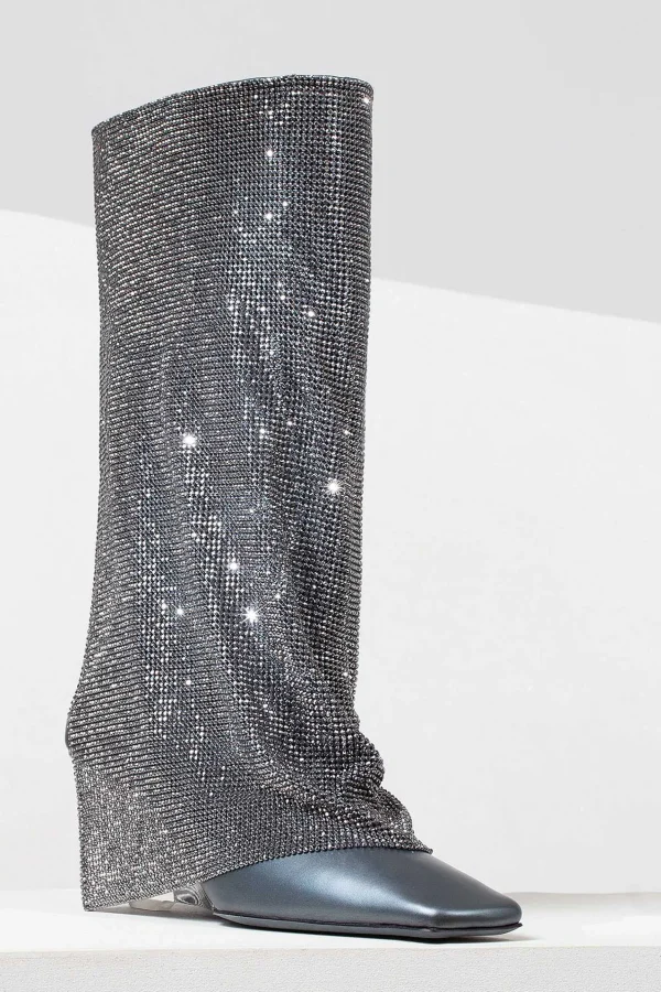 Benedetta Bruzziches Virginia Aluminium Black> Boots