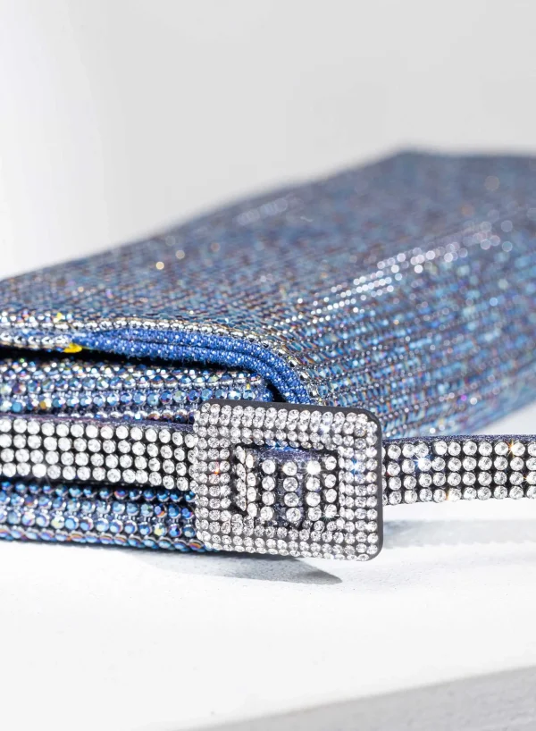 Benedetta Bruzziches Vittissima La Grande Boyfriend Denim> Crystal Bag