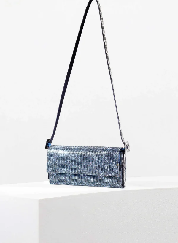 Benedetta Bruzziches Vittissima La Grande Boyfriend Denim> Crystal Bag