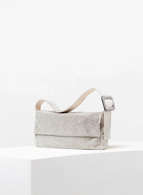 Benedetta Bruzziches Vitty La Grande Crystal On Silver> Crystal Bag