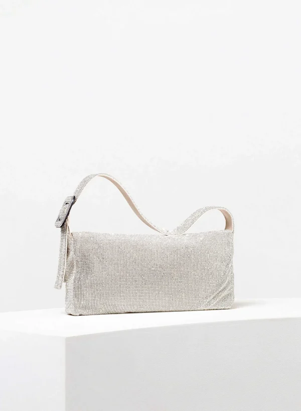 Benedetta Bruzziches Vitty La Grande Crystal On Silver> Crystal Bag