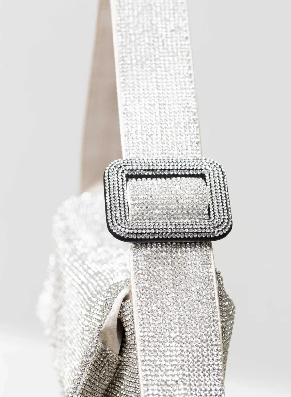 Benedetta Bruzziches Vitty La Grande Crystal On Silver> Crystal Bag