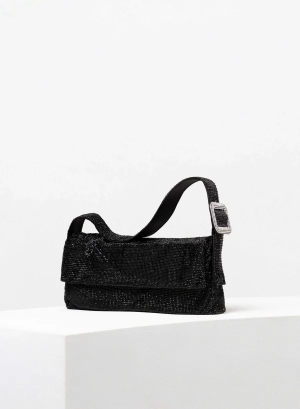 Benedetta Bruzziches Vitty La Grande Jet Black> Crystal Bag
