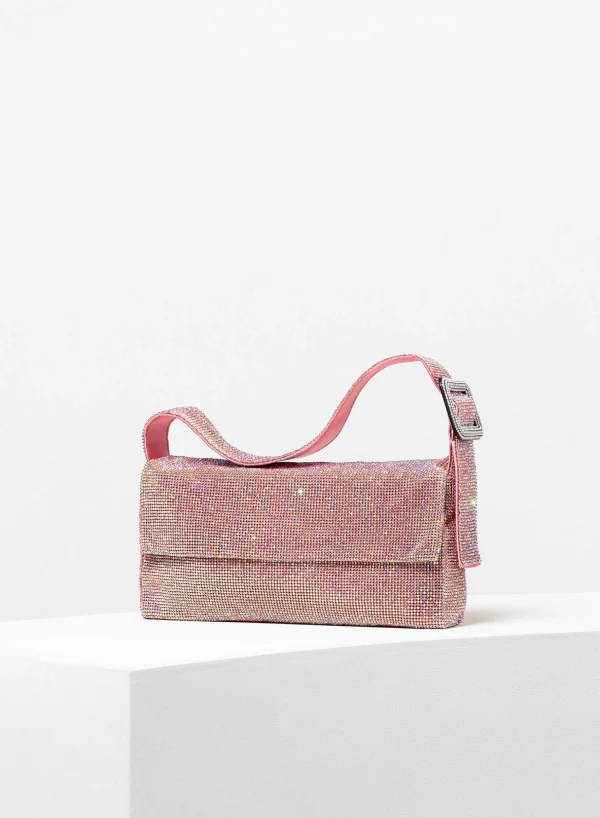 Benedetta Bruzziches Vitty La Grande Light Rose Ab> Crystal Bag