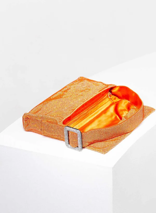 Benedetta Bruzziches Vitty La Grande Orange Tulip> Crystal Bag