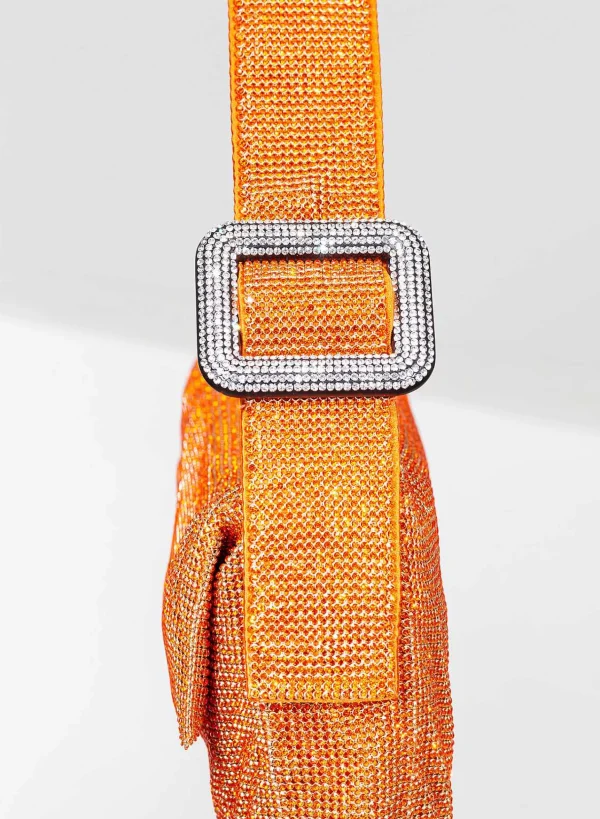 Benedetta Bruzziches Vitty La Grande Orange Tulip> Crystal Bag