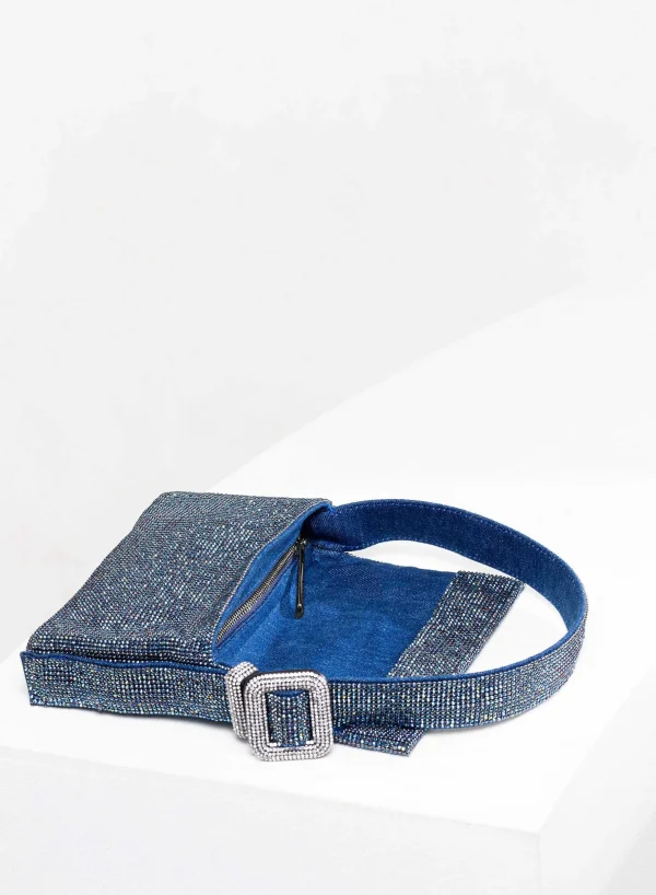 Benedetta Bruzziches Vitty La Mignon Boyfriend Denim> Crystal Bag