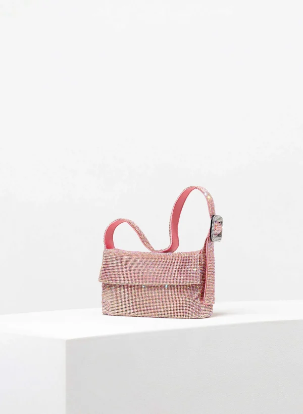 Benedetta Bruzziches Vitty La Mignon Light Rose Ab> Crystal Bag