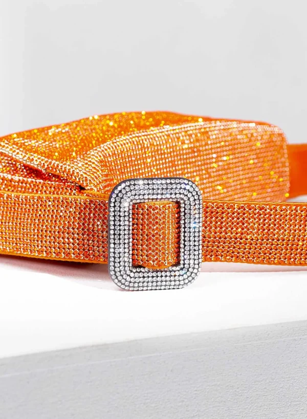 Benedetta Bruzziches Vitty La Mignon Orange Tulip> Crystal Bag