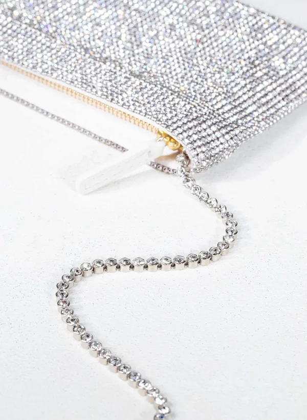 Benedetta Bruzziches Your Best Friend Crystal On Silver> Mini Bags