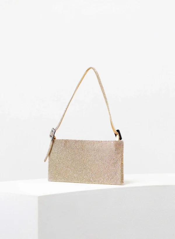 Benedetta Bruzziches Your Best Friend La Grande Golden Gun> Crystal Bag